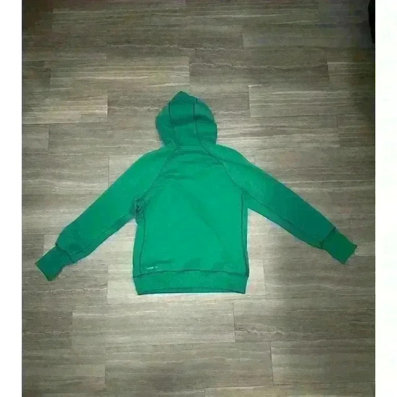 Women's Nike Therma-Fit Swoosh Out All Time Printed Hoodie - Green - Size M - Picture 3 of 5